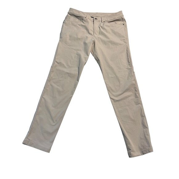 Pre-Loved Lululemon Men's ABC Slim-Fit 5 Pocket Pant Warpstreme 32X29 - Picture 1 of 6